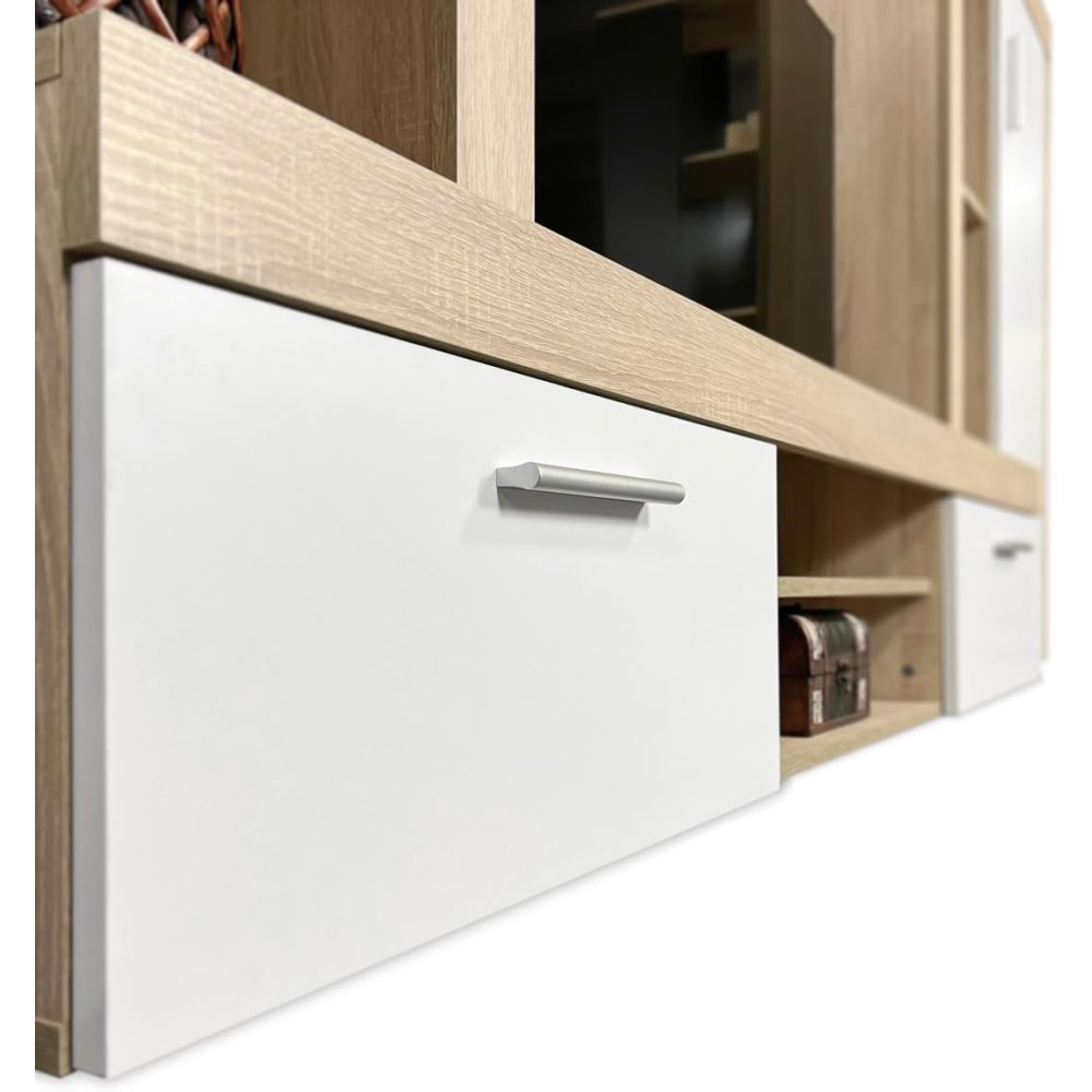 Mueble de salón y TV Composición de salón grande 263 Cm