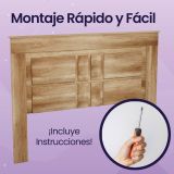Cabecero Nórdico, Práctico y Elegante, cañón