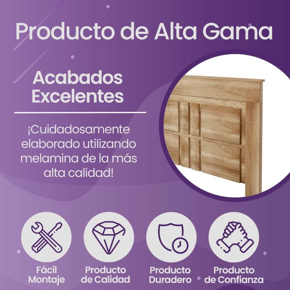 Cabecero Nórdico, Práctico y Elegante, cañón